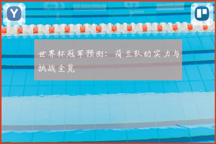 世界杯冠军预测:荷兰队的实力与挑战全览